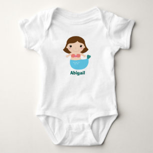 Mermaid Baby Strampler Personalisiert