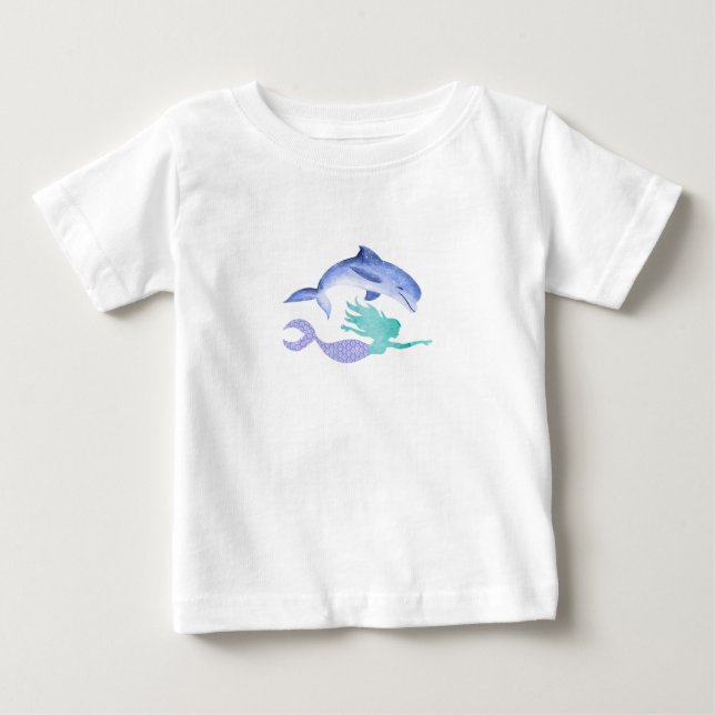 Mermaid Baby T-shirt (Vorderseite)