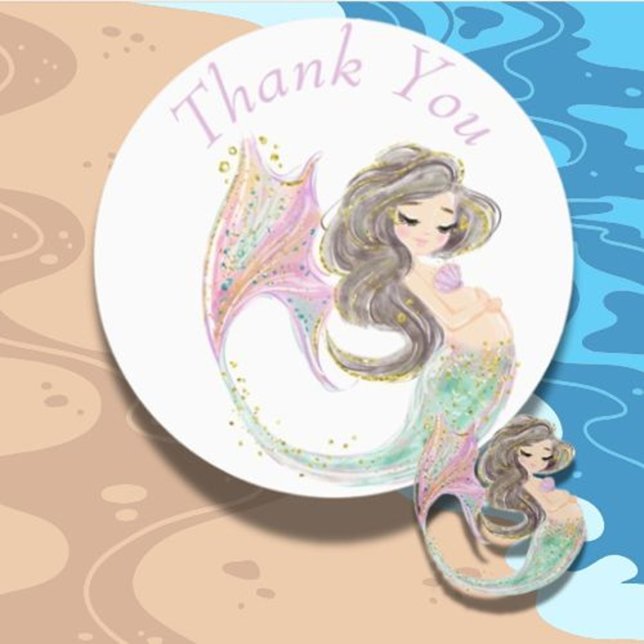 Mermaid Babydusche. Unter dem Meer. Glitzer Etiketten (Personalize each label to make every guest feel special and appreciated.)