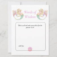 Mermaid Babydusche. Weisheit Pink Poka Punkte