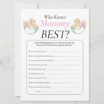 Mermaid Babydusche. Wer kennt Mommy poka Punkte?