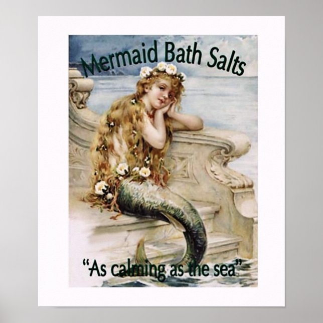 Mermaid Bath Salts Poster (Vorne)