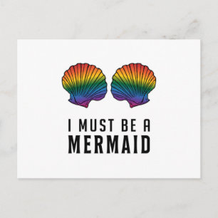Mermaid Beach Bikini Carnival BH Muschel BH Gesche Postkarte
