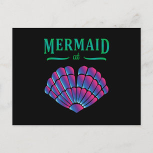 Mermaid Beach Bikini Karneval Muschel BH Geschenk Postkarte