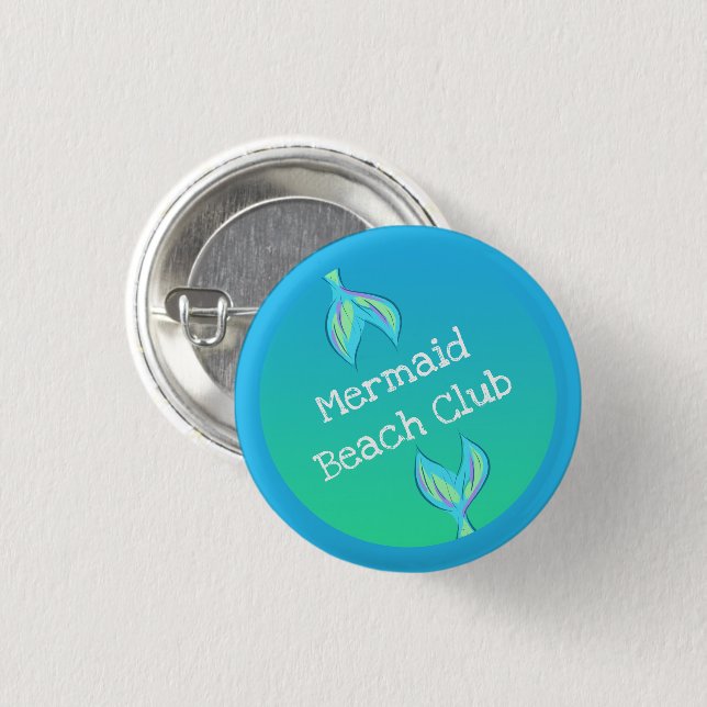 Mermaid Beach Club Button (Vorne & Hinten)