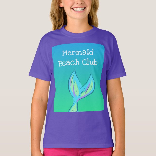 Mermaid Beach Club Girls' T - Shirt (Vorderseite)