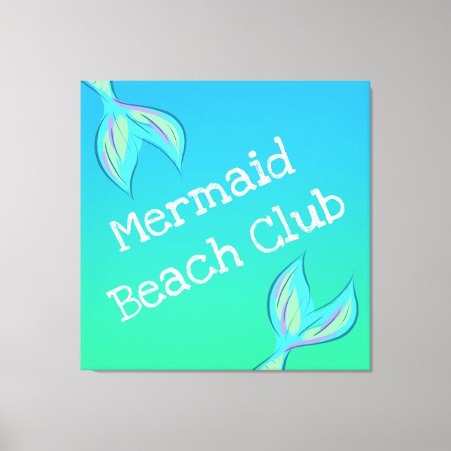 Mermaid Beach Club Leinwanddruck (Vorderseite)
