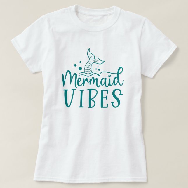 Mermaid Beach | Mermaid Vibes T-Shirt (Design vorne)