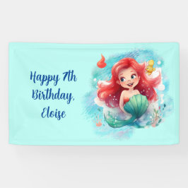 Mermaid Birthday Banner