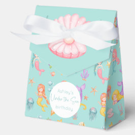 Mermaid Birthday Favor Boxes Geschenkschachtel
