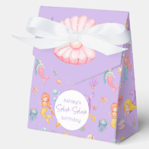 Mermaid Birthday Favor Boxes Geschenkschachtel