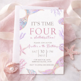 Mermaid Birthday Invitation Einladung