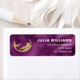 Mermaid Birthday Lila Gold