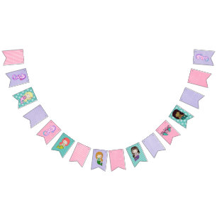 Mermaid Birthday Party Garland Flags Wimpelkette