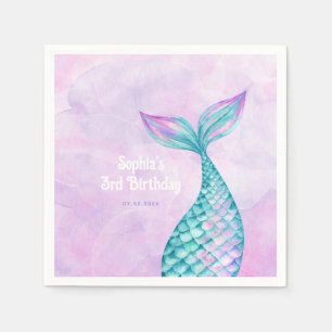 Mermaid Birthday Serviette