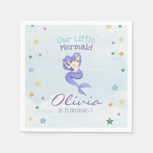 Mermaid Birthday Serviette