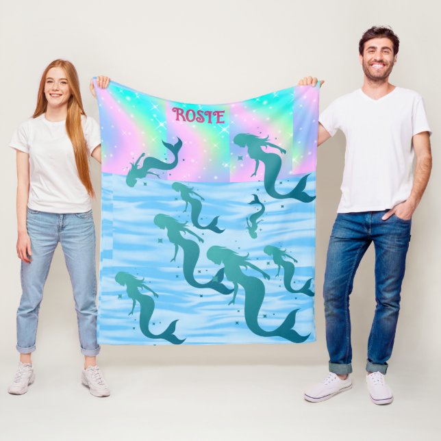 MERMAID BLANKET. Fleecedecke. Fleecedecke (Beispiel)