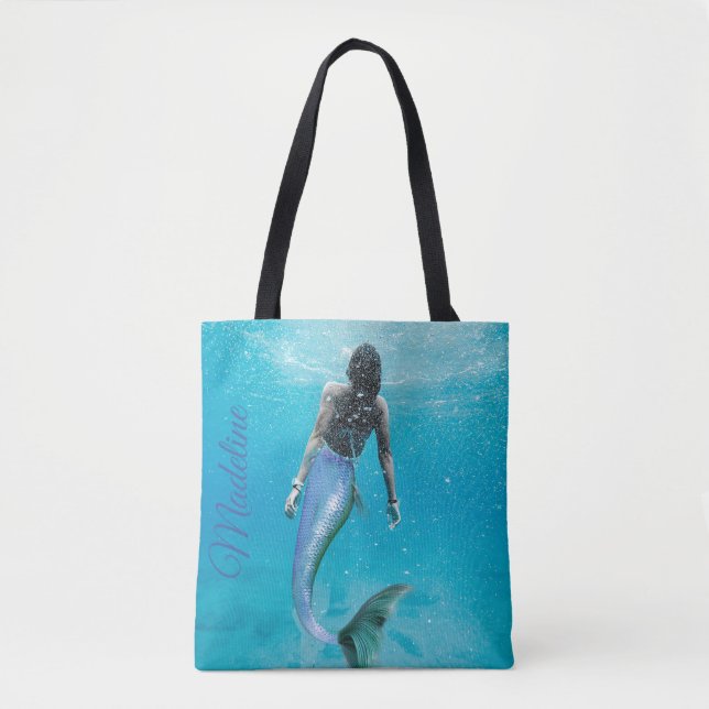 Mermaid Blue Ocean Summer Modern Stilvoll (Vorderseite)