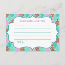 Mermaid Brautparty Date Night Card