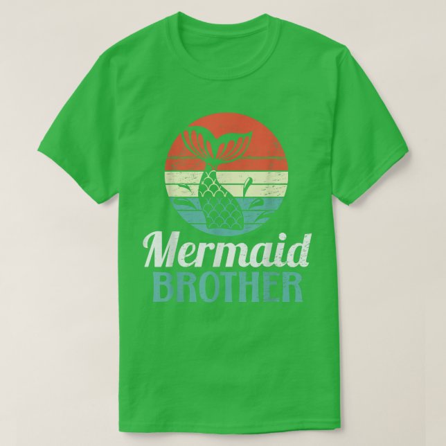 Mermaid Brother for a Mermaid Bride T-Shirt (Design vorne)
