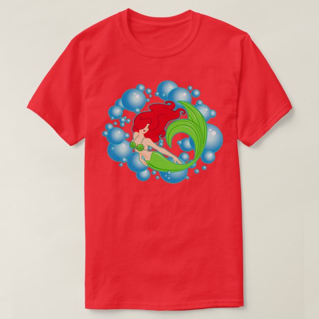 Mermaid Bubbles T-Shirt (Design vorne)