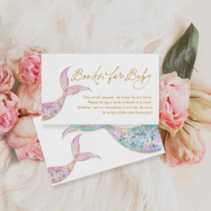 Mermaid Buchanfragekarte Begleitkarte