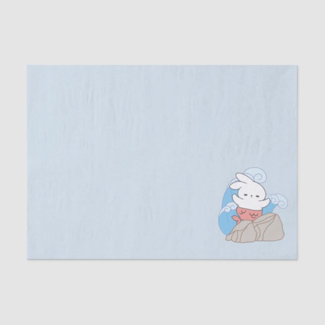 Mermaid Bunny Adventures Ein Abstecher in den Somm Seidenpapier (Vorderseite)