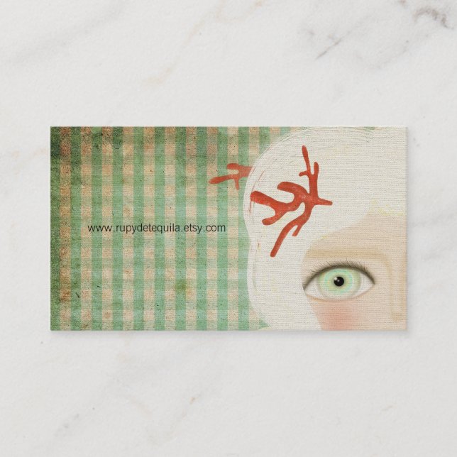 Mermaid Business Card Visitenkarte (Vorderseite)