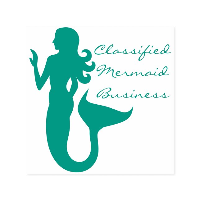 Mermaid Business Sea Girl Permastempel (Design)