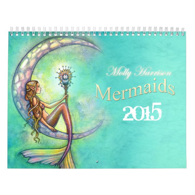 Mermaid Calendar 2015 von Molly Harrison Kalender (Titelbild)