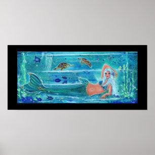 Mermaid Calypso art von Renee Lavoie Poster