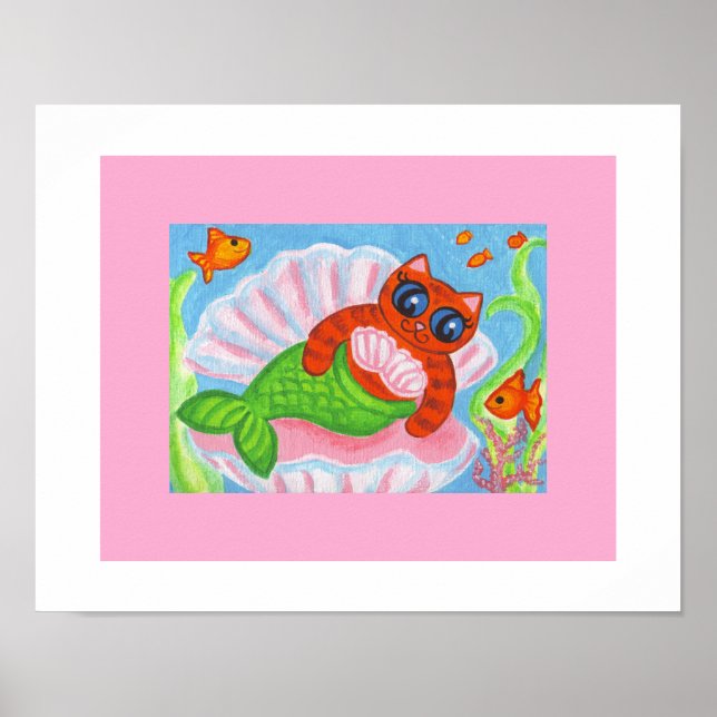 Mermaid Canyon Wall Art Print Poster (Vorne)