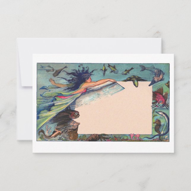 Mermaid Card (Vorderseite)