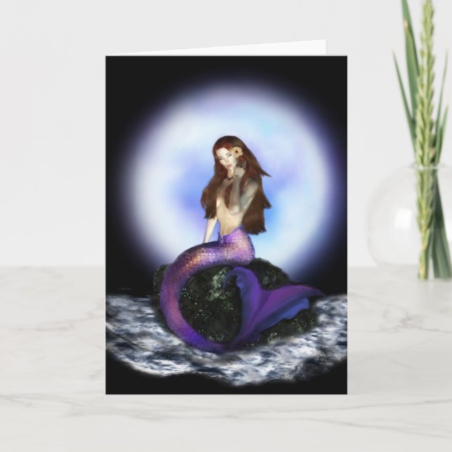 Mermaid Cards glauben Karte (Vorderseite)