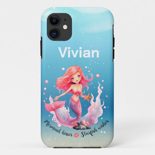 Mermaid Case-Mate iPhone Hülle (Rückseite)