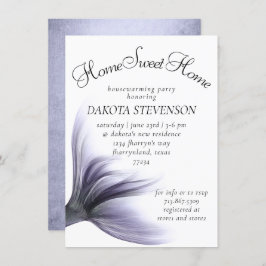 Mermaid Chic | Lila häusliche Aufwärmung von Dusty Einladung