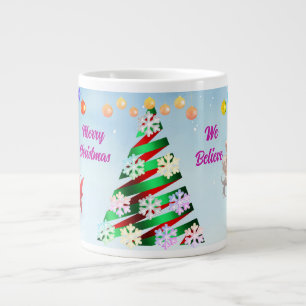 Mermaid Christmas Jumbo-Tasse