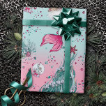 Mermaid Christmas | Strümpfe und Bäume Aquamarin r Geschenkpapier<br><div class="desc">Schönes thematisch abstraktes Design einer schönen,  handgezeichnet Meerjungfrau-Strumpf-Illustration und Weihnachtsbaumskizze,  die mutig und ein wenig funky mit einem Vintagen Gefühl! Für andere Farben oder passende Produkte,  besuchen Sie bitte den JustFharryn Zazzle Store,  oder kontaktieren Sie den Designer,  c/o Fharryn@yahoo.com Alle Rechte vorbehalten. #zazzlemade</div>