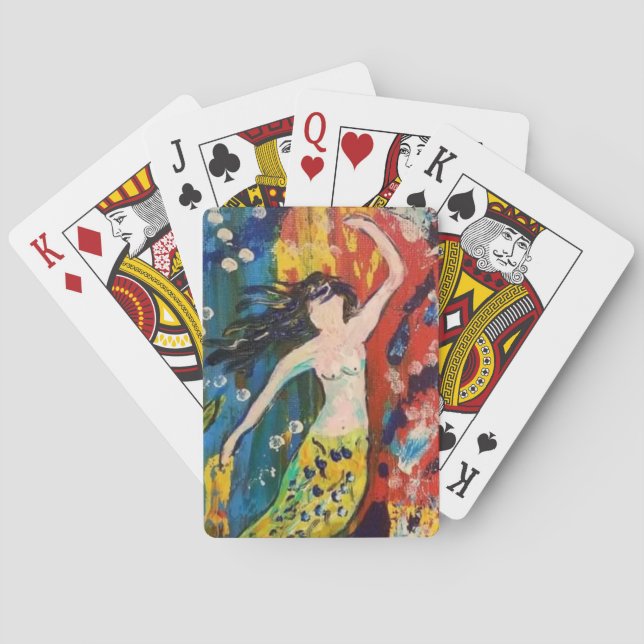 Mermaid Classic Playing Cards Spielkarten (Rückseite)