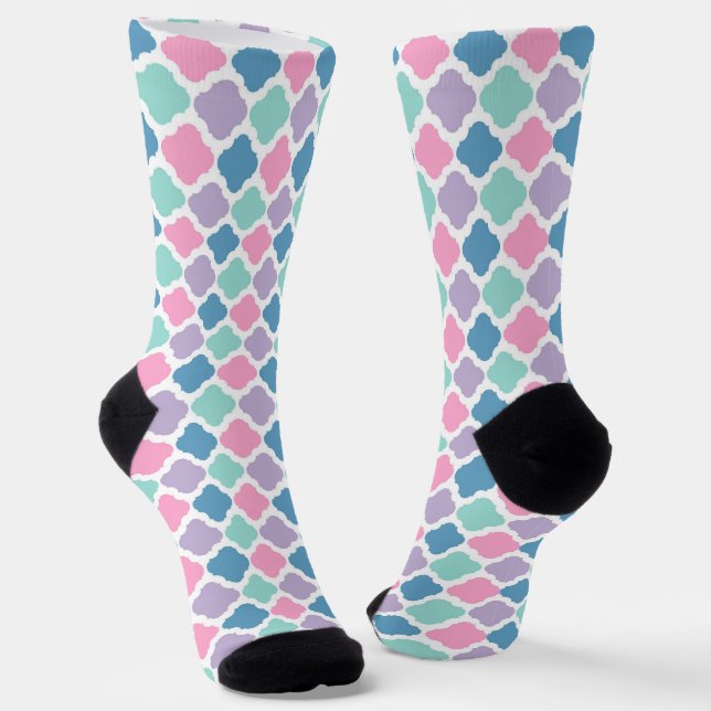 Mermaid Colors Rainbow Socken (Gewinkelt)