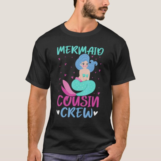 Mermaid Cousin Crew T-Shirt (Vorderseite)