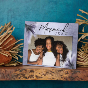Mermaid-Crew   Lavender Lila Chic Friends Foto Fotoplatte