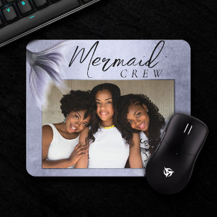 Mermaid-Crew Lavender Lila Chic Friends Foto Mousepad