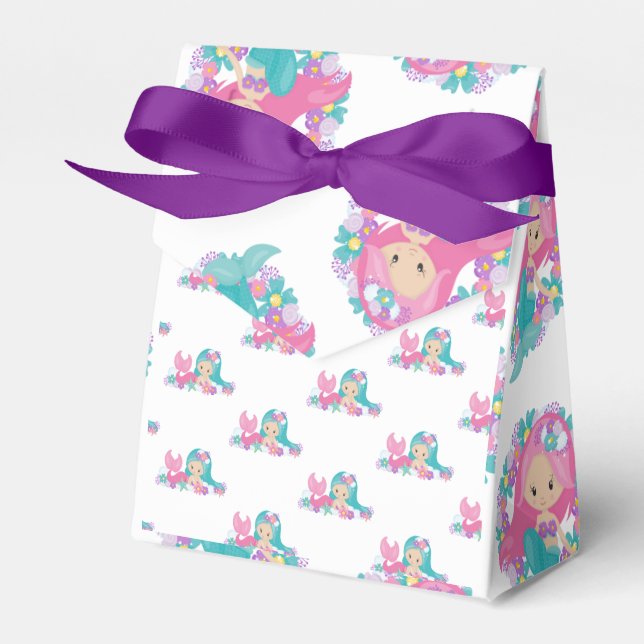 Mermaid Crew Party Pirate Favor Box Geschenkschachtel (Vorderseite)