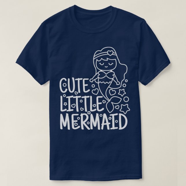Mermaid Cute Little Mermaid 1 T-Shirt (Design vorne)