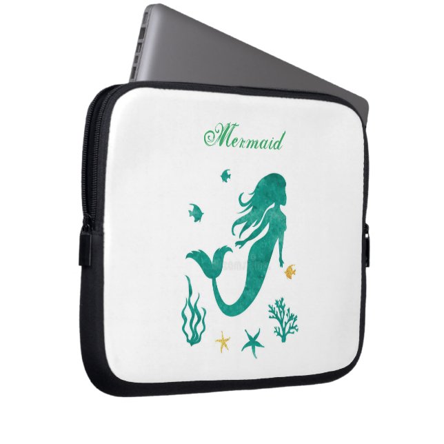 Mermaid Design Laptopschutzhülle (Vorne Rechts)