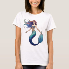 Mermaid Design T-Shirt