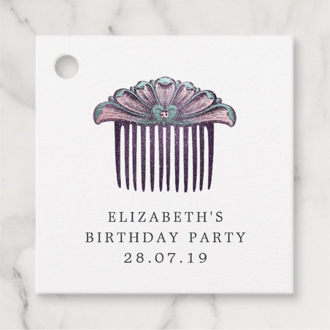 Mermaid Diamond Lace Geschenkanhänger (Vorderseite)