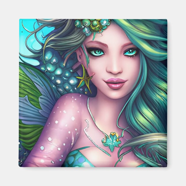 Mermaid Doll Magnet (Vorne)