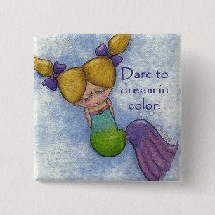 Mermaid Dreams Button